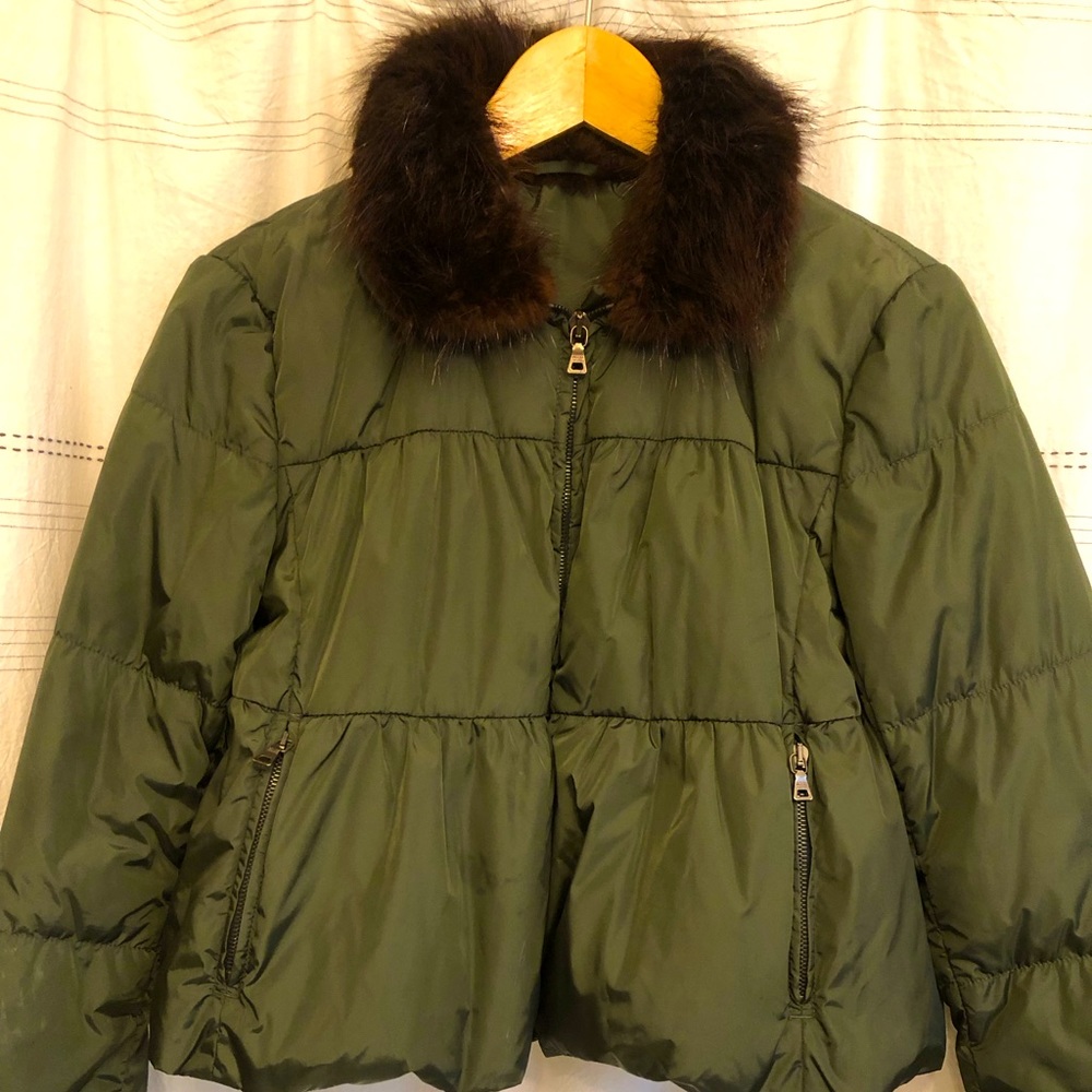 PRADA PUFFER CROPPED JACKET